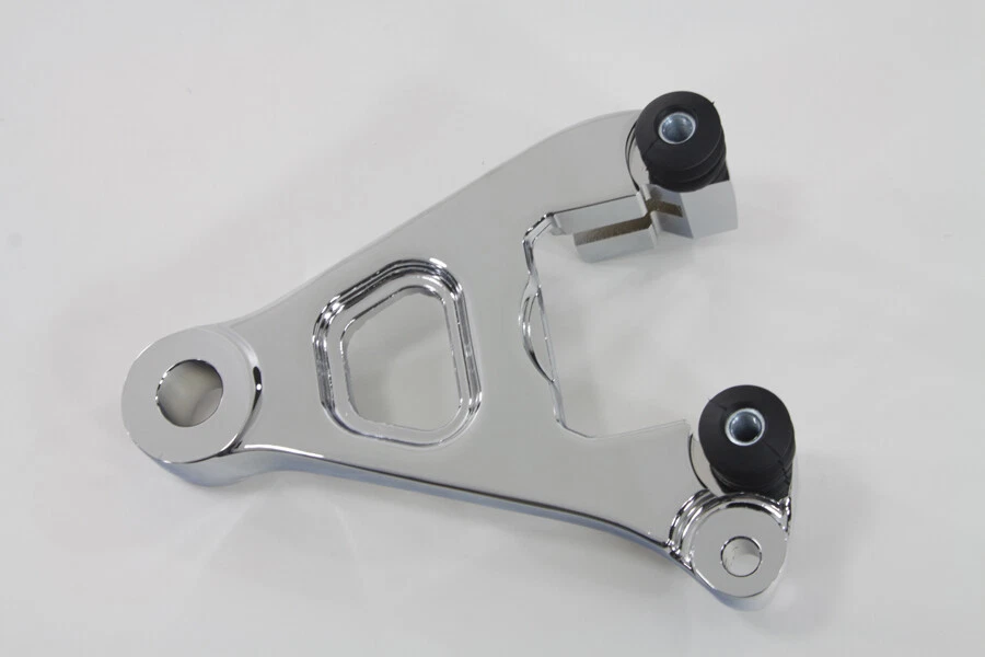 Soporte de pinza de freno trasero cromado para Harley Davidson Foto 3 de 4
