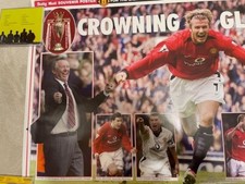 1 x Vintage Manchester United team poster  2002/2003 Premiership