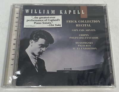 William Kapell - Frick Collection Recital Vol. 8 (1998, CD) Copland, Chopin, NEW