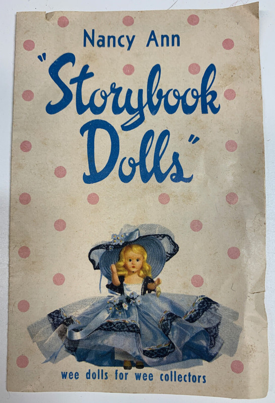 Vintage Nancy Ann Story Book Doll Big Sister Series Big sister goes to a party