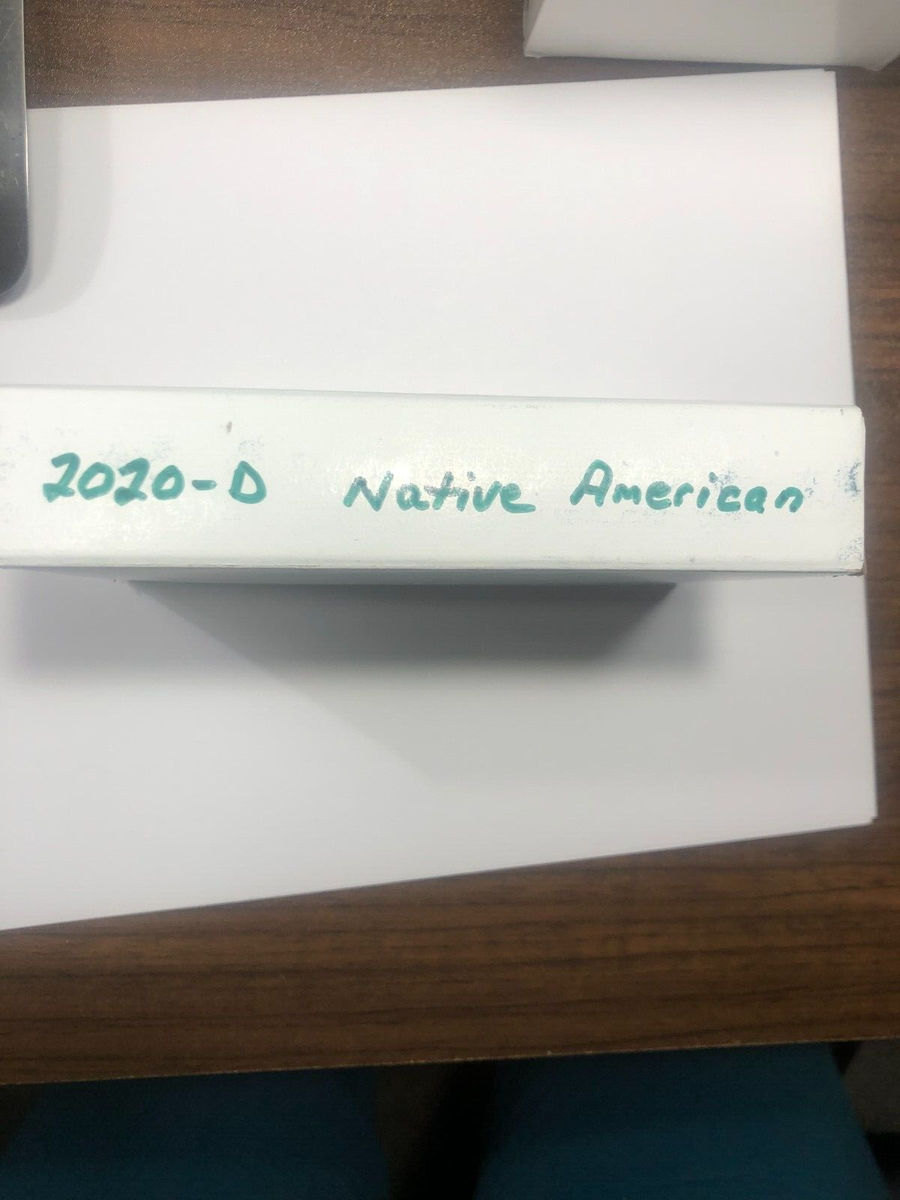 2020-D Native American $1 Uncirculated Roll in Sealed U.S. Mint