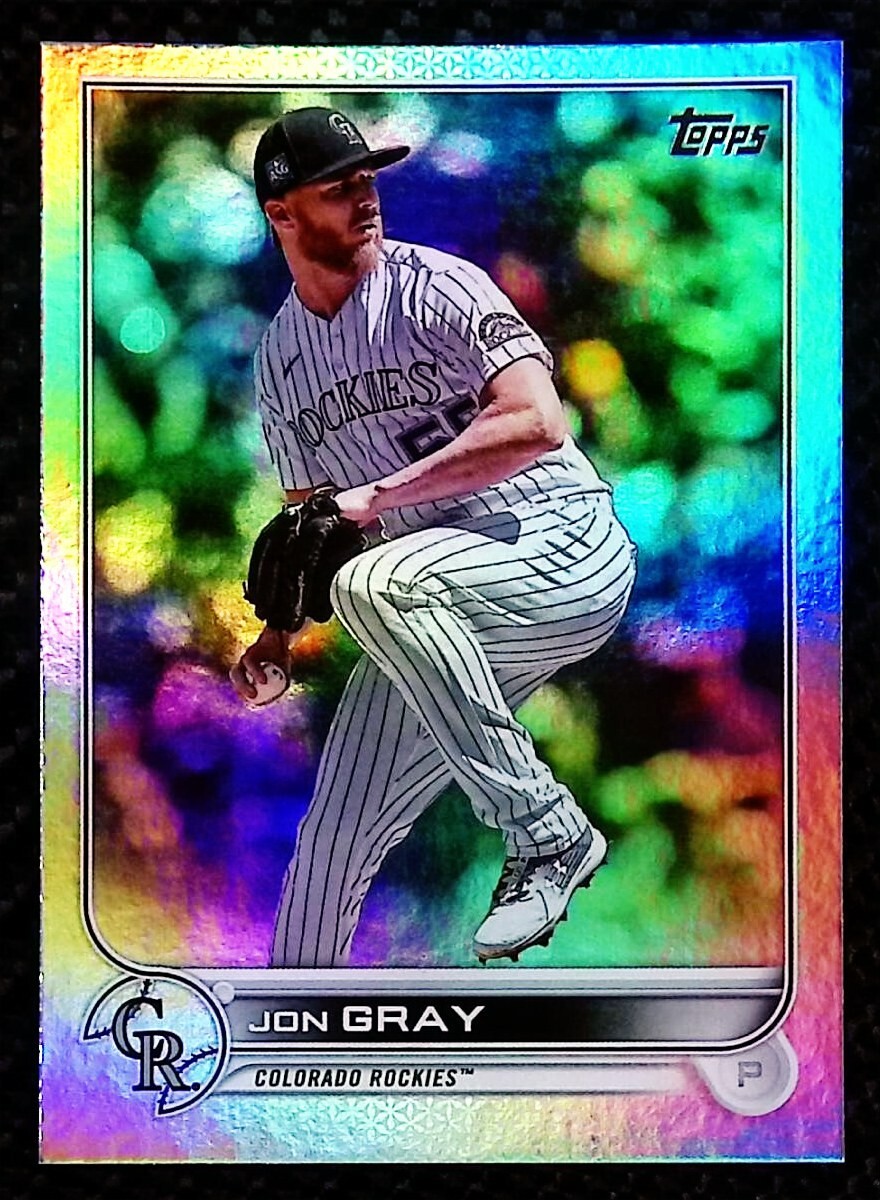 Jon Gray - 2022 Topps #161 Rainbow Foil - Rockies