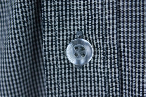 Moschino Mens Gingham Heart Long Sleeve Button Up Shirt Size 16/41 Cotton - Imagen 4 de 21