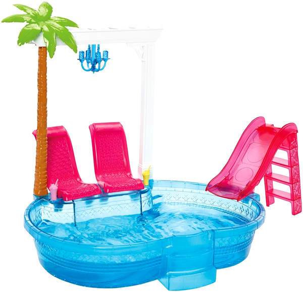 Barbie Doll Glam Pool Miniature Chairs Dolls Play Furniture