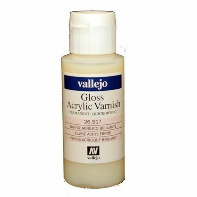 Vallejo Acrylic Varnish Gloss 60ml 26517 for sale online eBay