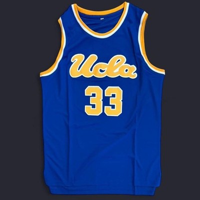 Kareem Abdul Jabbar UCLA College Basketball Jersey Blue