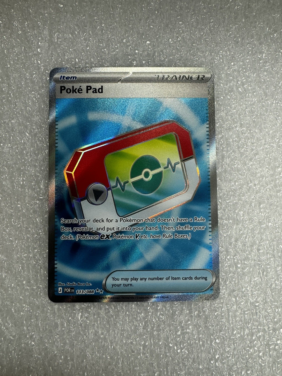 Poke Pad 113/088 Me03: Perfect Order Holo