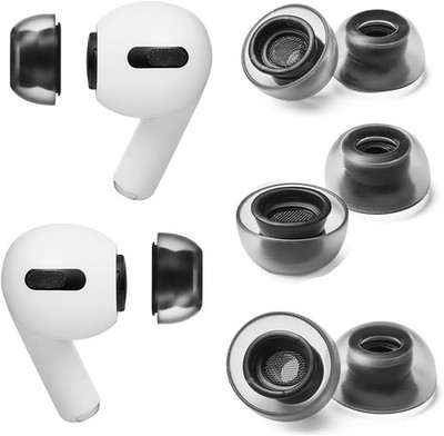 AZLA SednaEarfit Crystal für AirPods Pro / 3 Paar (Größe M/ML/L 3pr)