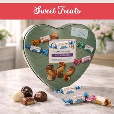 Guylian Temptations Truffle Heart Tin Love 4 Flavours 126g For Her Him New Gift