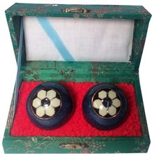 5880 - Large Chinese Health Exercise Stress Baoding Balls Relaxation Therapy wit