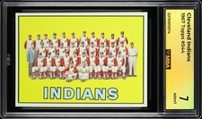 1967 Topps Cleveland Indians #544 MBA 7