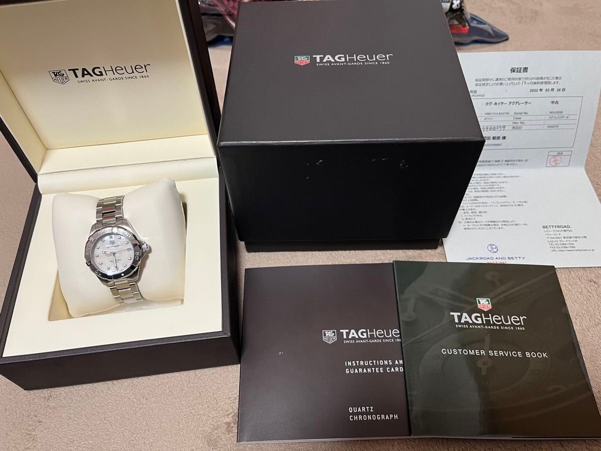 TAG Heuer Aquaracer Luxury Watch with Diamond Accents