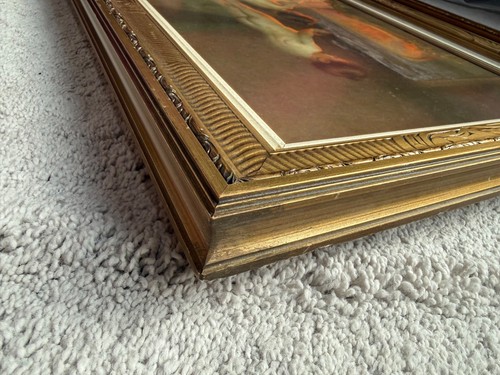 "Nach dem Bad" Gold gerahmter Kunstdruck von Paul Peel Bild 25" x 20" - Bild 14 von 24