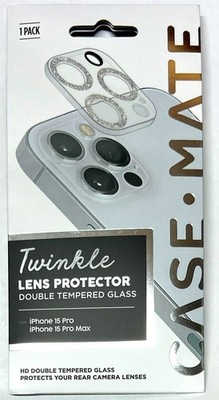 NEW! Case-Mate - Lens Protector for Apple iPhone 15 Pro and 15 Pro Max - Twinkle