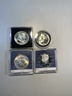 Lot Of Two Proof And Two Uncirculated 90% Silver Half Dollars
