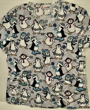 Penguin Scrub Shirt Medium