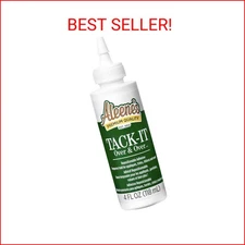 Aleene's Tack-It Over & Over Liquid Glue 4 fl oz, Repositionable and Removable A