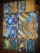 Pokemon Stamped Promos Prismatic Evolutions Lucario ex & Tyranitar ex Premium