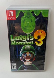 Replacement Case NO GAME- Luigi's Mansion 3 Nintendo Switch