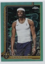2025-26 Topps Chrome Aqua Refractor 112/199 DaRon Holmes II #75 3hd