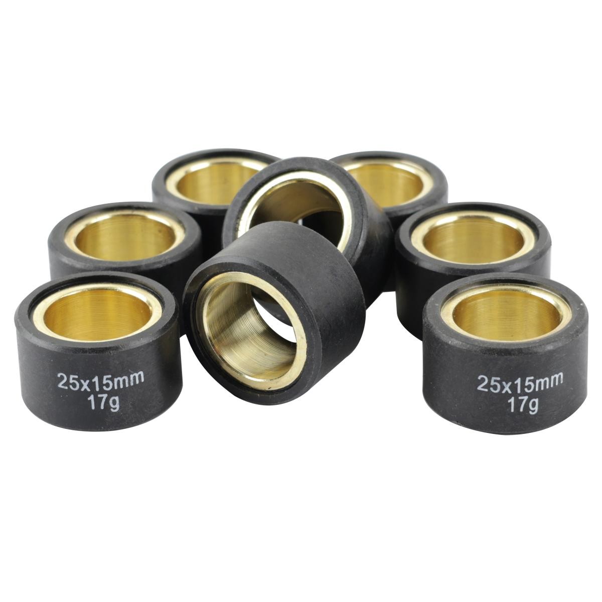 Galets maxiscooter 25x15 17.0g Magneti Marelli pour variateur Yamaha 500 et 530
