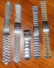 Konvolut Uhrenarmbänder – Citizen, Breitling, Rado & weitere Ersatzteile Bastler