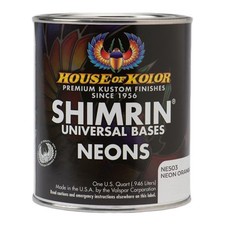 House Of Kolor Ne503-q01 Shimrin Orange Neon Basecoat Paint Quart