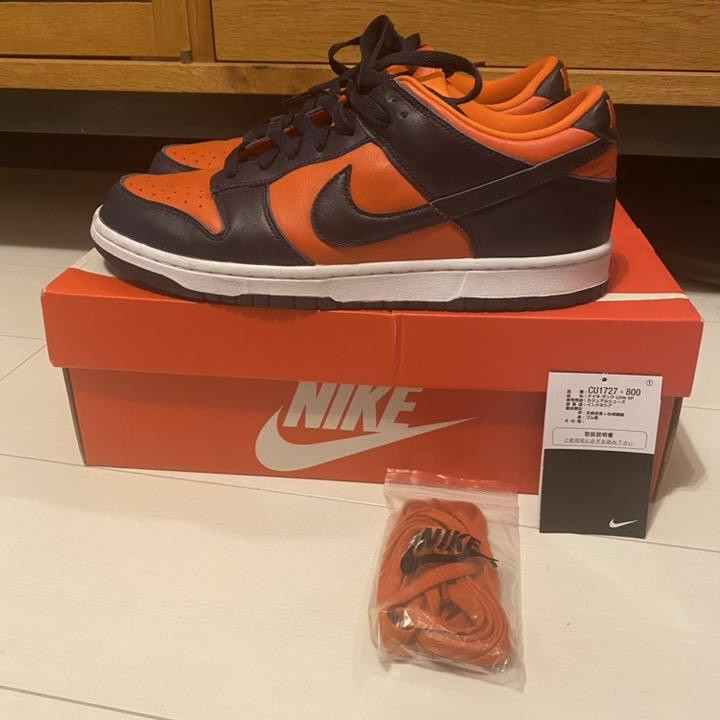 Domestic Nike Dunk Low Sp Champ Color Virginia 5Cm Size US9.5
