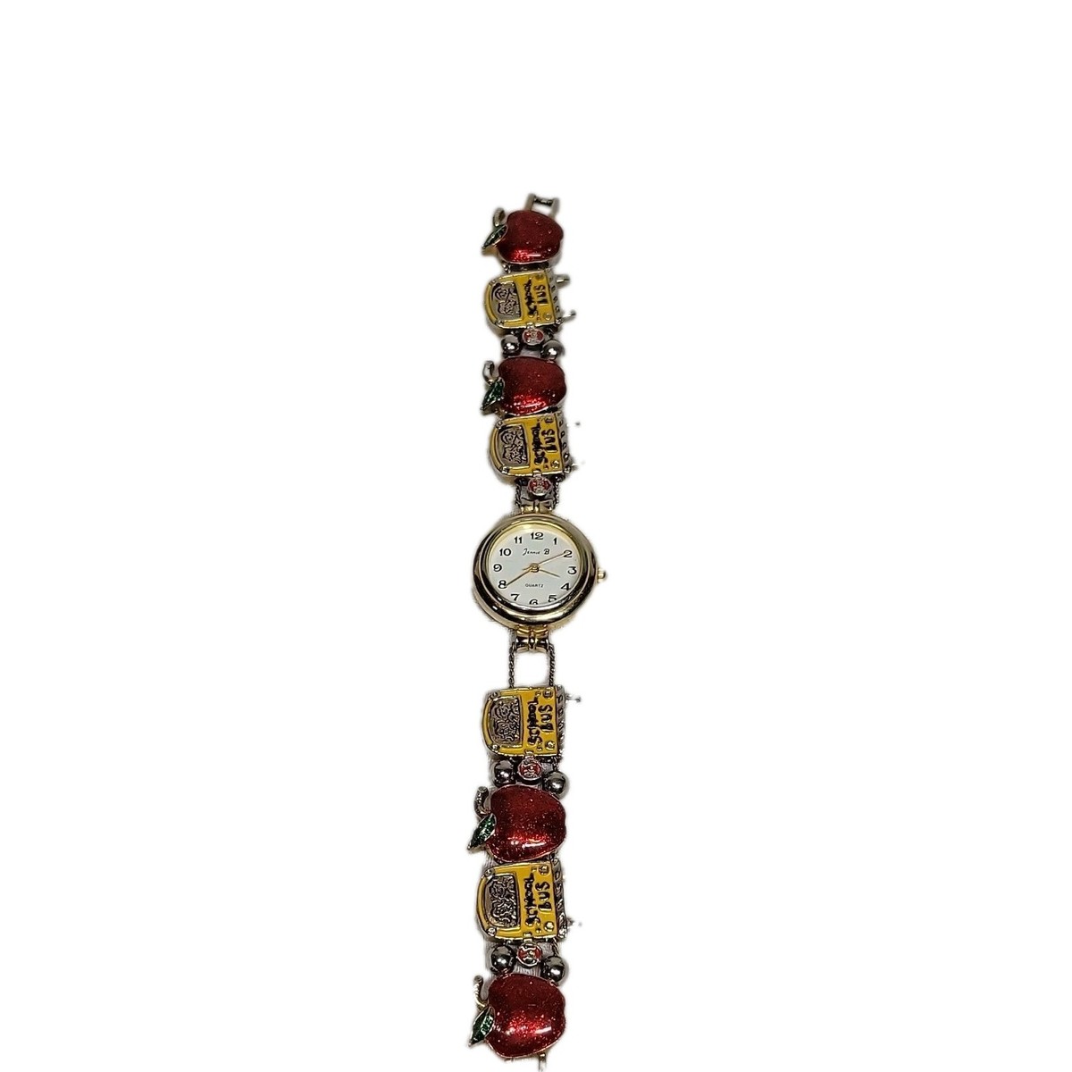 Vintage Best Teacher Watch by Jennie B with 3D School Charms Jennie B Watches - Etsy main image 4