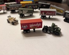 MicroMachines Scaled Custom WENDYS Trailer (OTHER VEHICLES NOT INCLUDED)