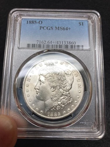 1885-O PCGS MS64+ (Plus) Morgan Dollar w/ Flashy Surfaces & Fantastic Eye Appeal