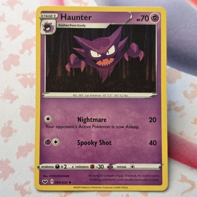 Haunter 084/202 - Swsh01: Schwert & Schild - Pokemon Karte LP