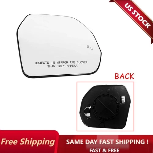 For TOYOTA TUNDRA/ SEQUOIA 2022-2025 PASSENGER SIDE MIRROR GLASS HEAT＆BLIND SPOT