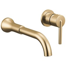 Delta T3559LF-WL Trinsic 1.2 GPM Wall Mounted Bathroom Faucet - - Bronze