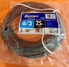 Romex Southwire Type NM-B 600 Volts 25'