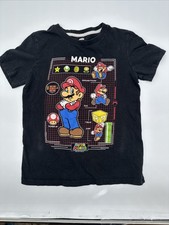 Nintendo Super Mario "Mario Diagram" graphic tee, Kids 8 M