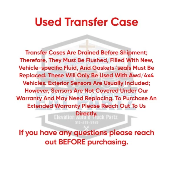 2003-2007 Chevrolet Tahoe 1500 Transfer Case Electronic Shift 246GM OEM Foto 3 de 4