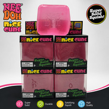 NeeDoh Nice Cube Fidget Toy – Sensory Stress Relief Squishy
