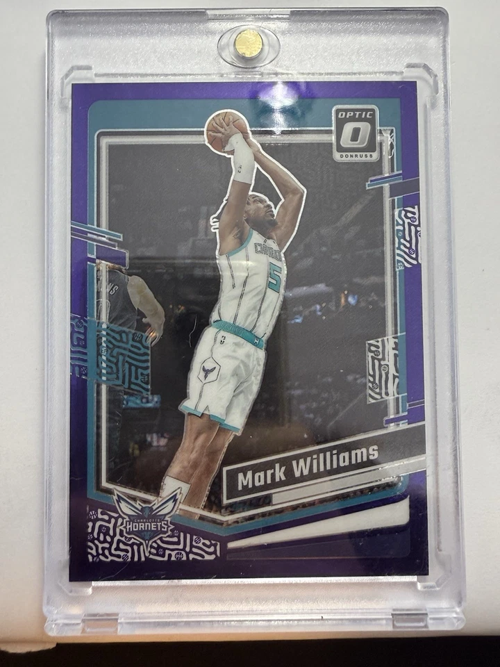 2023-24 Optic  FOTL Mark Williams Purple Stars /17 COLOR MATCH Last On Print 🚨 - Image 3 of 4