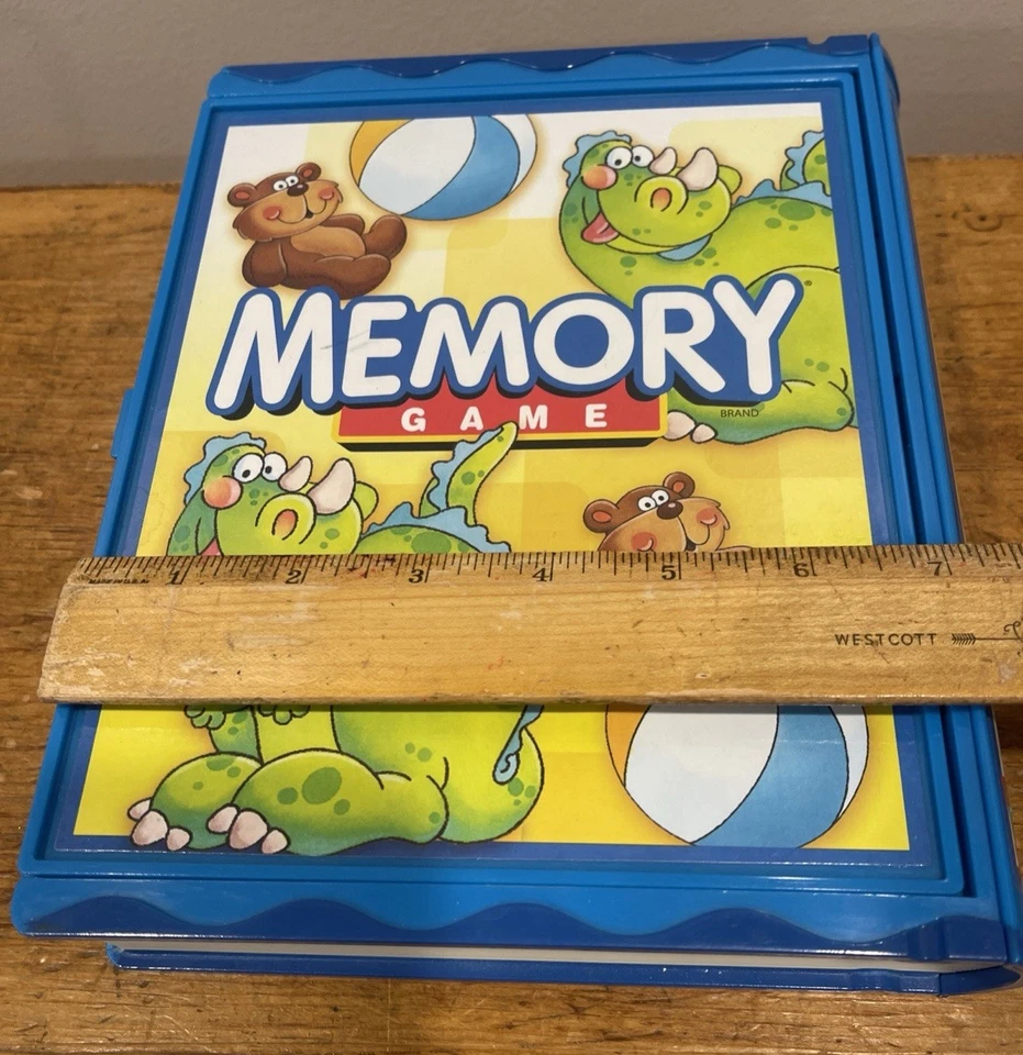 Hasbro Memory Matching Game Classic Preschool Bookshelf Edition 36 Cards - Image 3 of 4
