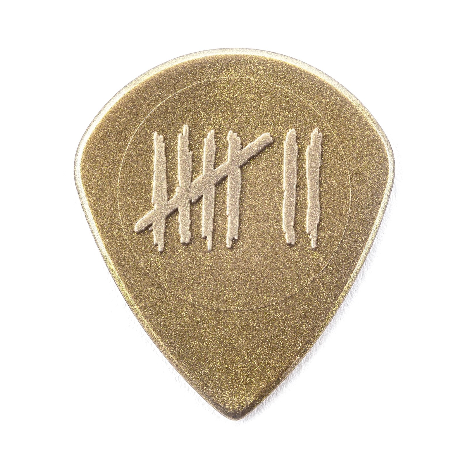 Mick Thomson Custom Jazz III XL Pick en lot de 6 médiators noirs pour guitare
