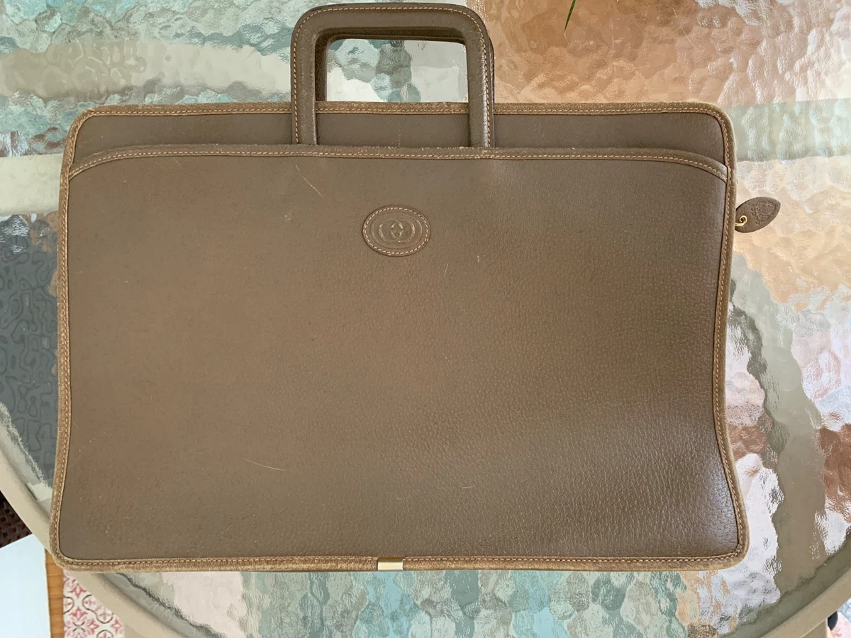 Gucci Leather Brown Bags for Men for sale | eBay