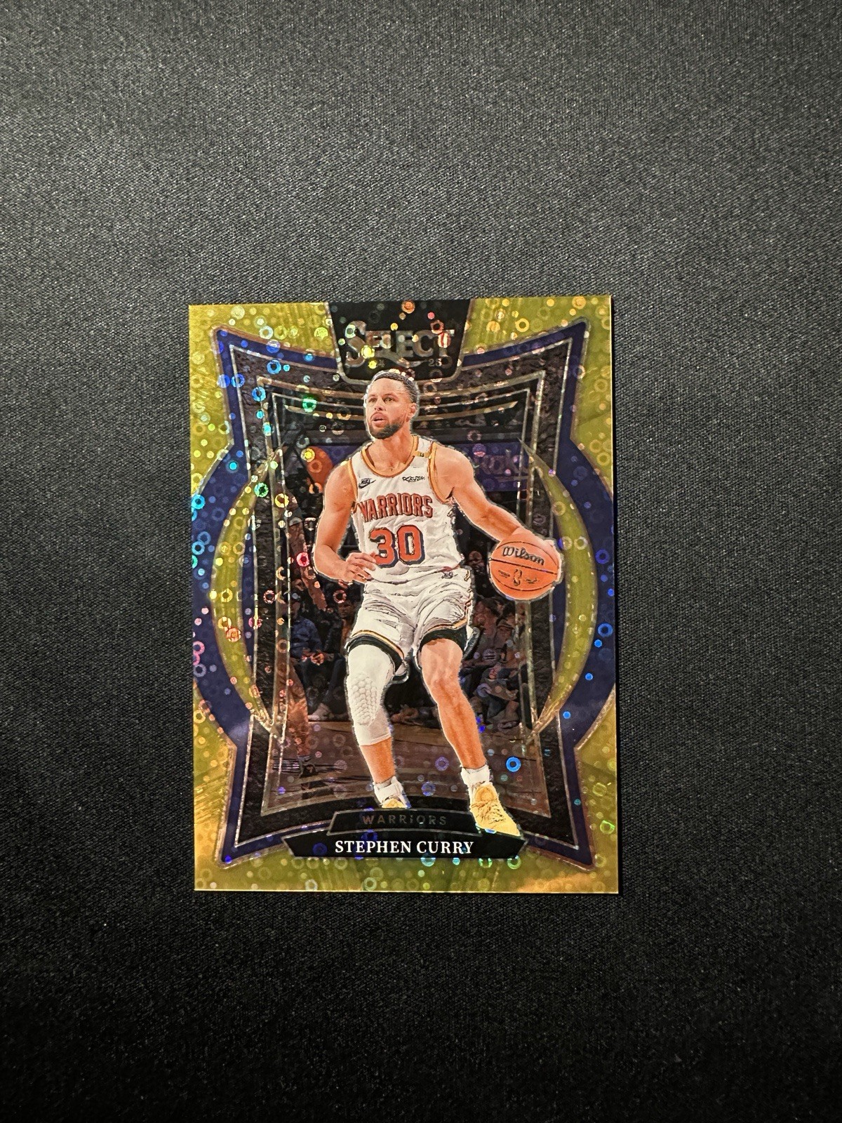 2024-25 Panini Select Basketball Stephen Curry Gold Disco 7/10
