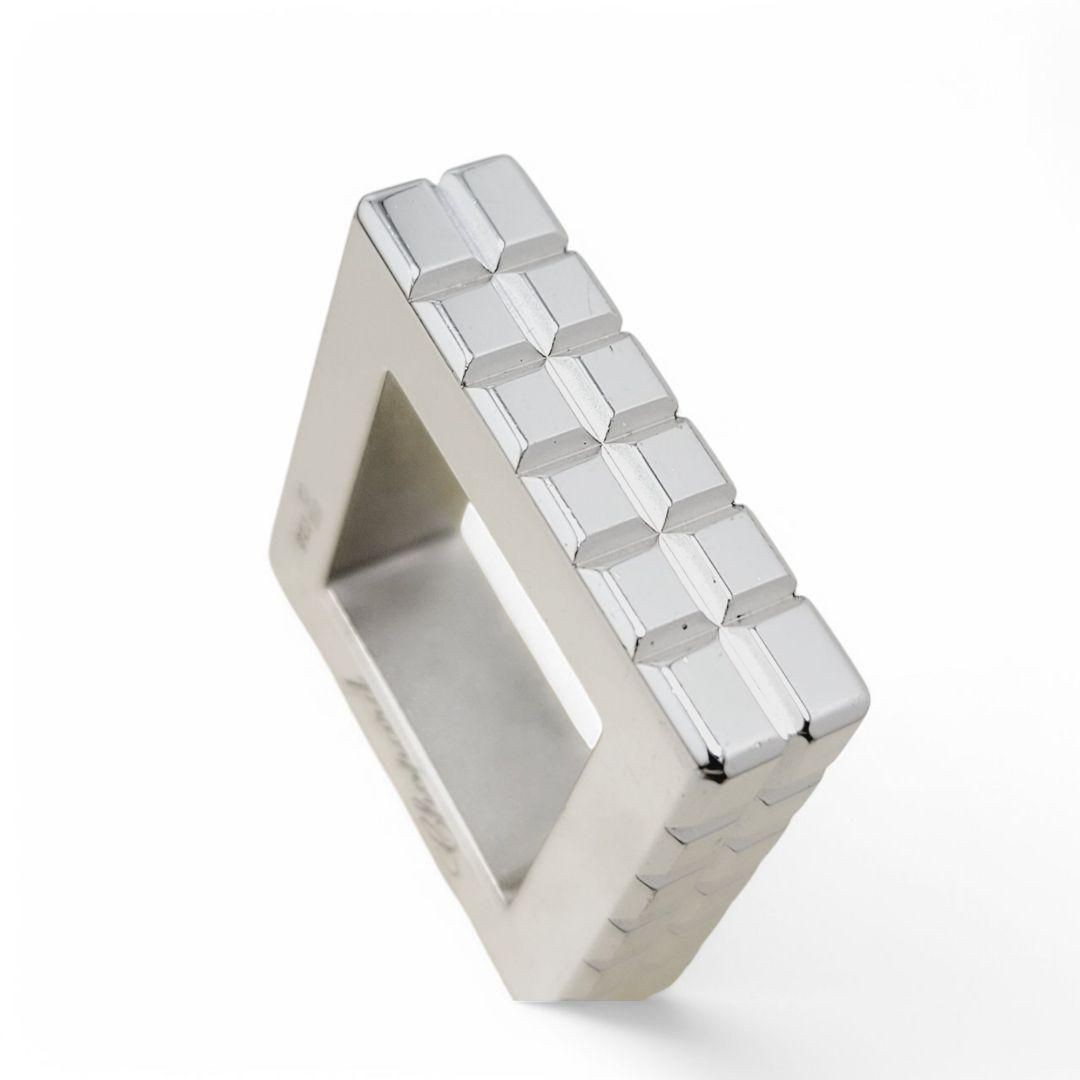 Chopard Silver 925 Key Ring with Square Charm Use… - image 9