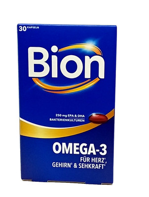Bion Omega-3 mit Bakterienkulturen, 30 Stück, PZN 19430298