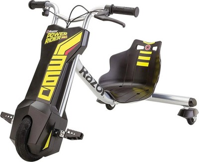 Razor Power Rider 360 9 MPH Drifting Trike Ride-On Electric Powered Tricycle, Bl