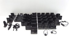 Lot of 43 Plantronics Wireless Headset Bases w/ 5 Various Cables