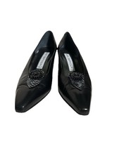 Vintage VIA SPIGA Heels, 100 Leather, Black Sz 8AA