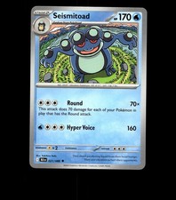 Seismitoad – 021/086 – Black Bolt – Non Holo – Near Mint - Pokemon Card TCG
