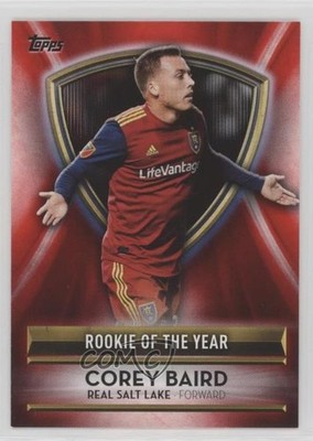 2019 Topps MLS 2018 MLS Award Winners Red 8/10 Corey Baird #MLSA-CB 0dj8